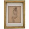 Raf De Buck, Art Deco Seated Nude, 1940, Pencil Drawing 1