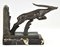 Art Deco Leaping Deer Bookends by Max Le Verrier, 1930s, Set of 2 5