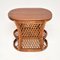 Vintage Bamboo & Rattan Armchairs and Coffee & Side Table, 1970s, Set of 4 8