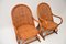 Vintage Bamboo & Rattan Armchairs and Coffee & Side Table, 1970s, Set of 4 10