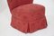 Fauteuils Rouges Vintage, Italie, 1950s, Set de 2 6