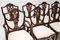 Chaises de Salle à Manger Sheraton Antiques, 1930s, Set de 8 11