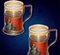 Imperialer russischer Teeglashalter aus Vermeil und Lack von Morozov, Makovsky 9