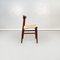 Dänische Mid-Century Modern Stühle aus Seil & Holz, 1960er, 2er Set 4
