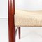 Danish Mid-Century Modern Rope and Wood Chairs, 1960s, Set of 2, Image 12
