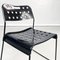 Italian Modern Black Steel Chairs Omstak by Rodney Kinsman Bieffeplast, 1970s, Set of 2 7