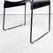 Italian Modern Black Steel Chairs Omstak by Rodney Kinsman Bieffeplast, 1970s, Set of 2, Image 18