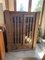Antique Hungarian Oak Glass and Wood Cabinet 5