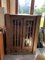 Antique Hungarian Oak Glass and Wood Cabinet, Image 1