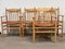 Dänische Mid-Century Modell J133 Armlehnstühle aus Eschenholz mit Ledersitzen von Erik Ole Jørgensen für FDB Furnitures, 1974, 4er Set 5