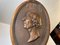 Antique Oval Copper Wall Plaque from H. C. Andersen, 1890s, Image 3