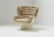 Elda Armchair in Cream Leather by Joe Colombo for Comfort, Italy 18