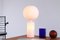 Large Italian Postmodern Abstract Shaped Glass Table Lamp from Yvolux, 1980s, Image 2