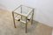 Vintage French Brass Mirrored Side Table, 1970s 7