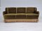 Vintage Danish Velour Sofa, 1960s, Image 1