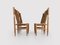 Chaises de Salle à Manger Rustiques en Hêtre et Corde par Adrien Audoux et Frida Minet pour Vibo Visoul, France, 1950s, Set de 4 3