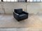 Black Nappa Leather Sofa and Armchairs by Hans Kaufeld for Kaufeld-Möbel, Set of 4 22