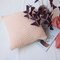 Handmade Crochet Textures Pillow in Pastel Salmon by Com Raiz, Image 2