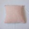 Handmade Crochet Textures Pillow in Pastel Salmon by Com Raiz 1