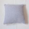 Coussin Textures en Crochet Fait Main Lilas par Com Raiz 1