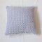 Handgefertigtes Crochet Textures Kissen Pastell Lila von Com Raiz 1