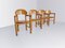 Brutalist Pine Wood Dining Chairs attributed to Rainer Daumiller for Hirtshals Savvaerk, 1980s, Set of 4, Image 7