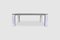Faraone Glass and Marble Dining Table by Renato Polidori for Skipper, Italy, 1980s 5