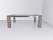 Faraone Glass and Marble Dining Table by Renato Polidori for Skipper, Italy, 1980s 6