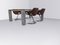Faraone Glass and Marble Dining Table by Renato Polidori for Skipper, Italy, 1980s 10