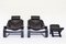 Vintage Kroken Armchairs and Ottoman by Åke Fribytes for Nelo Möbel, 1970s, Set of 3, Image 3