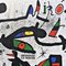 Joan Miro, Composición para Derriére Le Miroir No. 231, 1978, Litografía en color original, Imagen 3
