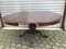 Round Oval Extendable Table, 1970s 17