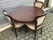 Round Oval Extendable Table with Chairs, 1970s, Set of 4, Image 39