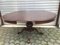 Round Oval Extendable Table with Chairs, 1970s, Set of 4, Image 37