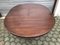 Round Oval Extendable Table with Chairs, 1970s, Set of 4, Image 21