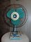 Vintage Green Fan, 1960s 1