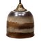 Glazed Ceramic and Brass Pendant Lamps, Austria, 1960s, Set of 2 3