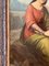 Janmot, Pre-Raphaelite Szene, spätes 19. Jh., Öl auf Leinwand 5