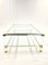 Rectangular Two Tiered Coffee Table in Acrylic Glass and Brass by Pierre Vandel, 1970s 1