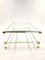 Rectangular Two Tiered Coffee Table in Acrylic Glass and Brass by Pierre Vandel, 1970s, Image 1