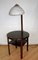 Lámpara de pie vintage con mesa, años 40, Imagen 2
