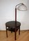Vintage Floor Lamp with Table, 1940s 3