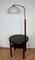 Lámpara de pie vintage con mesa, años 40, Imagen 8