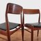 Teak model 75 Dining Chairs attributed to Niels Otto Möller for J.L.Mollers, Denmark, 1960s, Set of 2 6