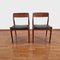 Teak model 75 Dining Chairs attributed to Niels Otto Möller for J.L.Mollers, Denmark, 1960s, Set of 2 3
