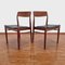Teak model 75 Dining Chairs attributed to Niels Otto Möller for J.L.Mollers, Denmark, 1960s, Set of 2 1
