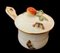 Lidded Handled Coffee Pot Painted with Birds from Herend Rothschild 2