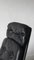 Sedia girevole in pelle nera di Horst Brüning per Cor, anni '60, Immagine 8