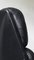 Silla giratoria Sedia de cuero negro de Horst Brüning para Cor, años 60, Imagen 10