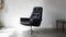 Black Leather Sedia Swivel Chair by Horst Brüning for Cor, 1960s 1